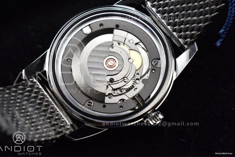 Dial 42mm SS Ceramic SS Blue Heritage Fashionable Bezel BLSF Mesh Bracelet 1169 Blue SuperOcean II on A 0402